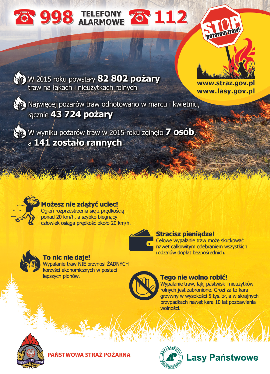 STOP pożarom traw_ulotka